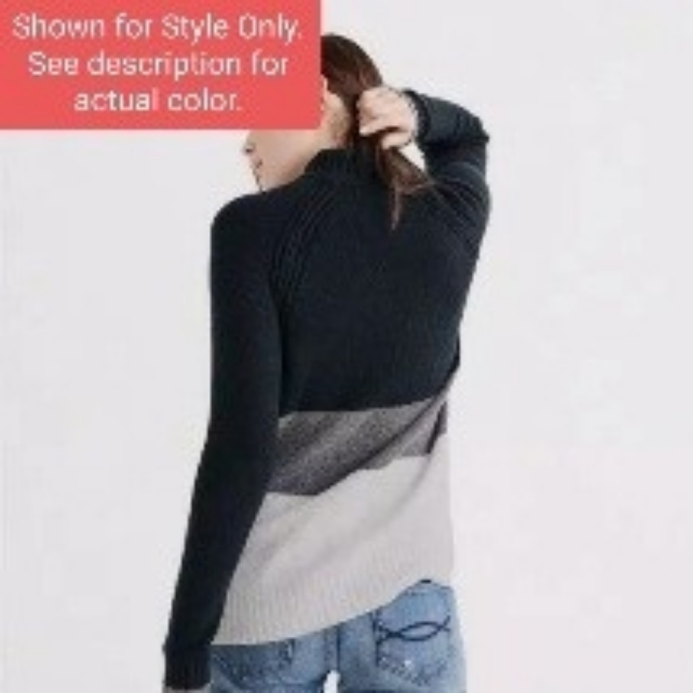 NWT A&F Turtleneck Sweater with Side Zipper - Picture 11 of 11